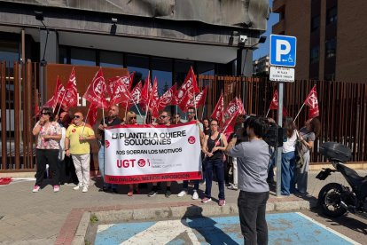Concentración de los trabajadores de Intrum