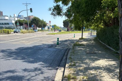 Imágenes de las obras de la Avenida Salamanca