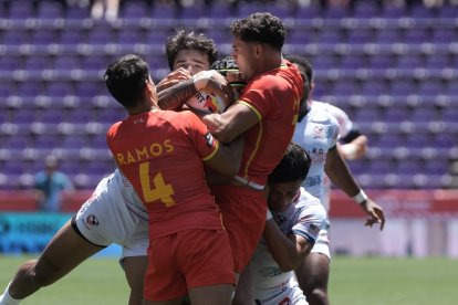 Juan Ramos, en el partido ante Estados Unidos.
