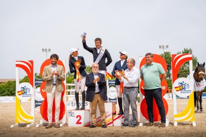 Ganadores de la Liga Nacional de Saltos en Valladolid.