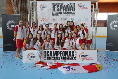 Selección femenina sub-16 de Castilla y León.