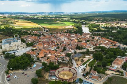 Vista panorámica de Simancas, el pueblo vallisoletano que alberga el Castillo de Simancas y uno de los archivos históricos más importantes de Europa.