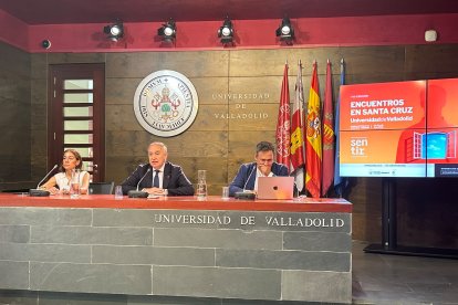 Una imagen de la presentación, esta mañana