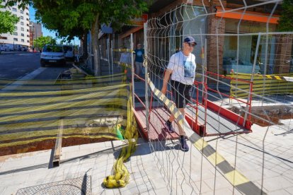 Obras de la red de calor de Parquesol.
