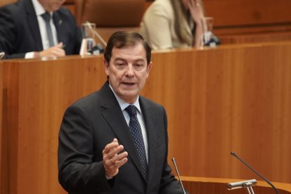 El candidato a la Presidencia de la Junta de Castilla y León, Alfonso Fernández Mañueco