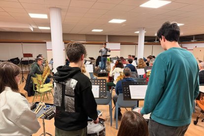 Una imagen de una de las clases de la escuela