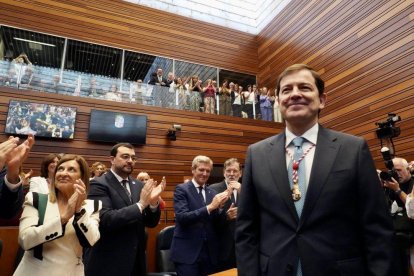Toma de posesión de Alfonso Fernández Mañueco como presidente de la Junta de Castilla y León.