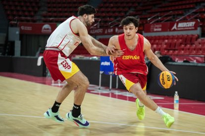Juan García Abril, con España 3x3.
