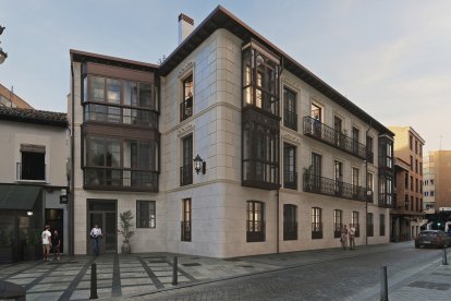 Recreación del diseño del edificio que se proyecta construir en la calle San Martín, 4 y 6, de Valladolid.