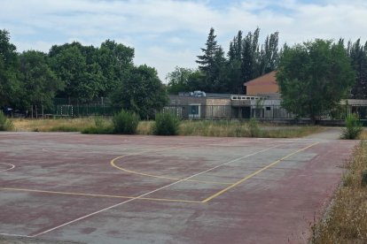 Parcela donde se va a construir el nuevo polideportivo.