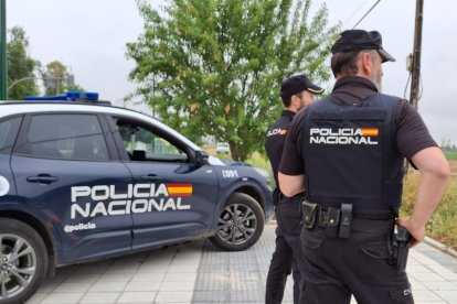 Patrulla de la Policía Nacional de Valladolid.