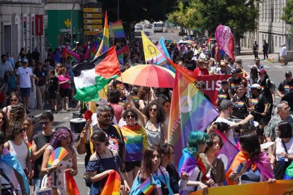 Manifestación del Día del Orgullo LGTBIQ+ en Valladolid.