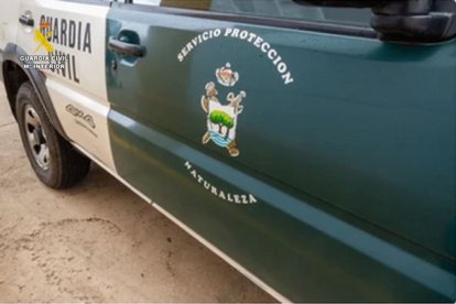 Vehículo de la Guardia Civil.