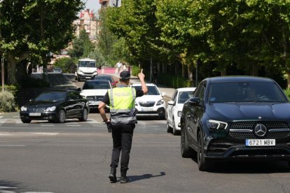 Juan García. 11/07/2026. Valladolid. El centro cerrado al tráfico por contaminación. JUAN GARCÍA.