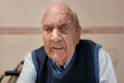 El vallisoletano Cirilo Sanz Sanz cumple 107 años