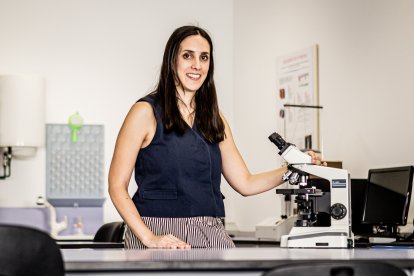 Claudia Ollauri, investigadora del campus de Soria de la Universidad de Valladolid.