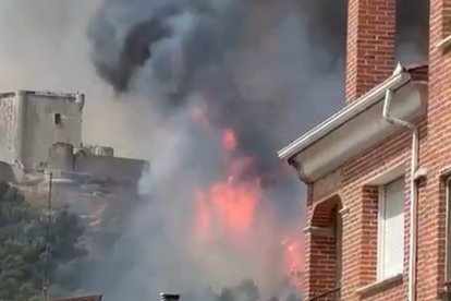 Incendio en Íscar