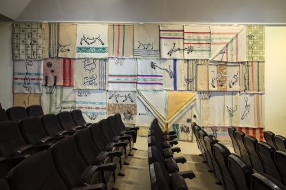 Imagen con parte de la instalación de Diego del Pozo
