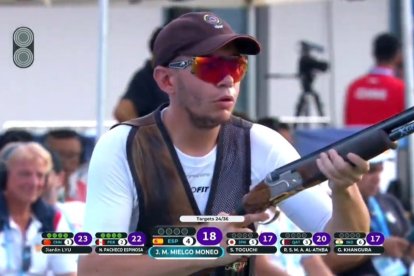 José María Mielgo, durante la participación en la Copa del Mundo.