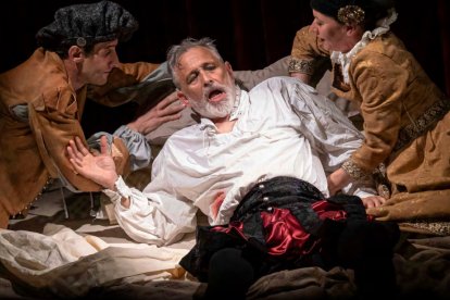 Blasco, Murillo y Cruz, en ‘Don Juan en los Infiernos’.