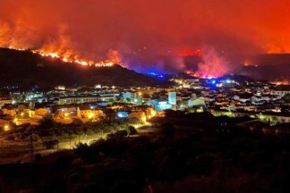Incendio de Burgohondo en Ávila