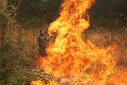 Incendio en la provincia de Ávila