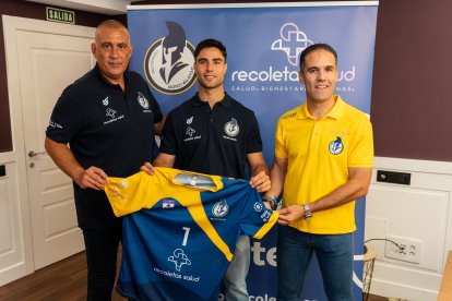 Presentación de Ignacio Suárez con el Recoletas Atlético Valladolid.