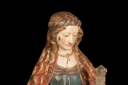 Detalle de la escultura