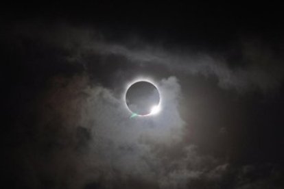 Imagen de archivo de un eclipse solar