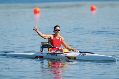 Cristina Franco en los Juegos del Mediterráneo.