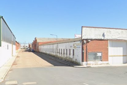 Zona en la que se produjo la pelea en una nave de Medina del Campo