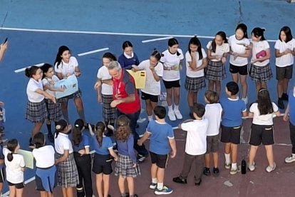 Homenaje a Javier de Larrea en La Salle.