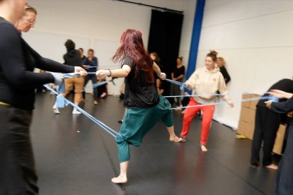 Imagen de un taller del colectivo italiano