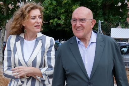 María Pardo y Jesús Julio Carnero, en una imagen de archivo.