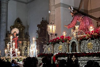 La lluvia suspende la procesión del Encuentro