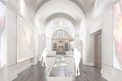 Recreación del interior de Las Catalinas tras la reforma
