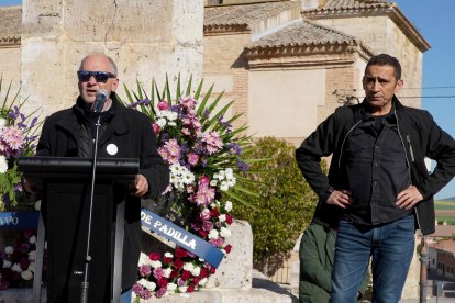 Los secretarios regionales de UGT, Faustino Temprano, y de CCOO, Vicente Andrés