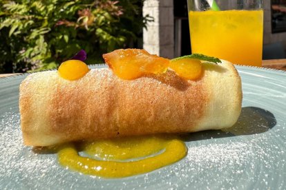 El pincho 'Flor de Naranjo', ganador de la primera fase del Concurso de Tapas por Barrios del año pasado