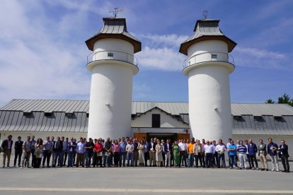 Encuentro de la Diputación de Valladolid con un centenar de agricultores, ganaderos y empresarios en el Espacio La Granja
