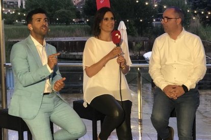 Edu Kílez, Reyes Caballero y Manuel Centeno.