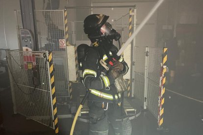 Incendio en la bodega 912 de Altitud en la Ribera de Duero de Valladolid