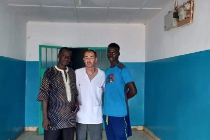 Óscar Martín, médico y voluntario en Gambia