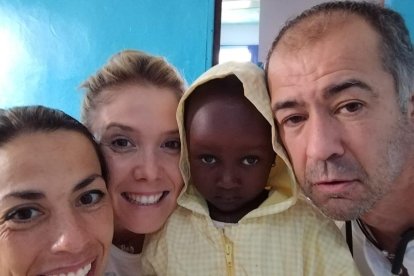 Óscar Martín, médico y voluntario en Gambia