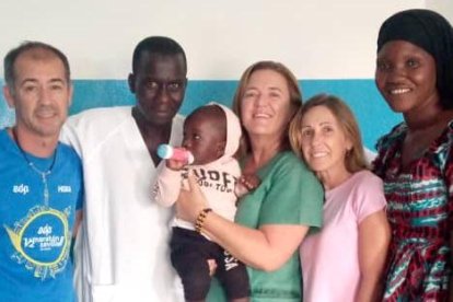 Óscar Martín, médico y voluntario en Gambia