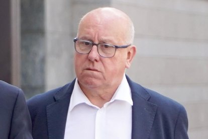 Alfonso Centeno, en una imagen de archivo llegando al juicio de Meseta Ski.