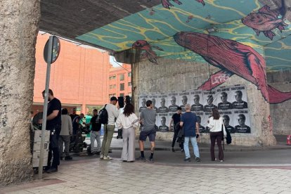 Rodaje de 'Memento Mori' en el viaducto de Arco de Ladrillo