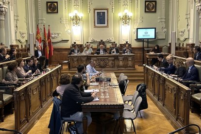 Pleno extraordinario sobre la Vera Cruz, en una imagen de archivo.
