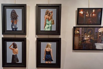 Obras de la exposición.
