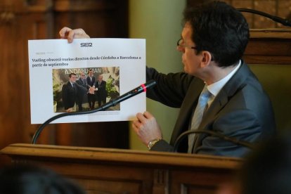 Pedro Herrero, portavoz del Grupo Municipal Socialista en el Ayuntamiento de Valladolid.