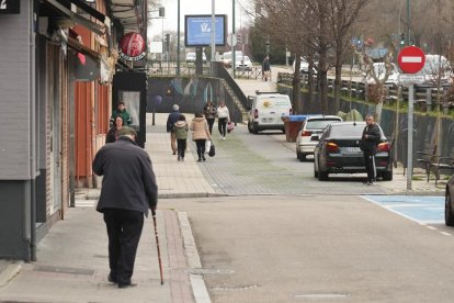 La calle San Isidro en la actualidad.